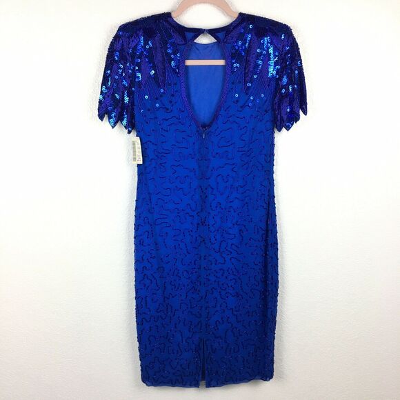 Vintage Silk Studio Morgan Taylor Sequin Dress - Picture 6 of 6